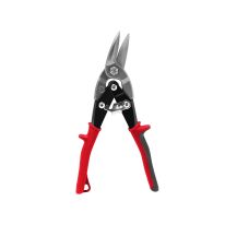 Geepas Aviation Snip Left Cut 250mm - Left Cut Offset Tin with Forged Blade with Twin Spiral Spring, Comfort Grips | Ideal for Cutting Upto 18 Gauge Aluminium, Wire Mesh, Leather, Copper & Plastic