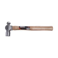 Geepas Ball Pein Hammer With Wooden Handle - Induction Hardened & Forged Head | Carbon Steel Head | Ideal for Engineers, Jewelry Maker and Many DIY Workers