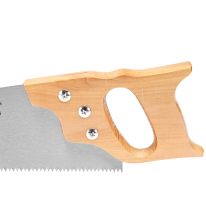 Geepas 18" Hand Saw - Universal-Cut Soft-Grip with Wooden Handle | Heavy Duty Sawing, Trimming, Gardening, Wood Cutting, Plastic, Made of Carbon Steel | Ideal for Carpenters, gardeners, & framers
