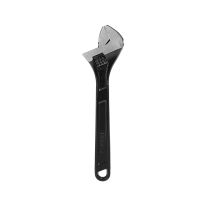 Geepas Soft Grip 10” Adjustable Wrench, Made of High Carbon Steel, Black Phosphated Finish, Easy To Operate, Has a Double Colored Handle Red/Black