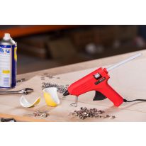 Geepas GT7673 Hot Glue Gun - Rapid Preheating Reliable, Compact and Easy to Use Tool - Ideal for DIY Arts, Hobby, Craft, Home Repairs, Fabric, Metal, Wood, Glass, Card, Plastic & Ceramics