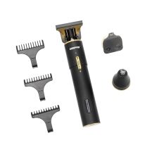 3-in-1 Grooming Kit, Rechargeable Trimmer, GTR56045 | T-Blade, Nose Trimmer And Carver Blade | 1300mah Lithium Battery | 180 Minutes Working Time