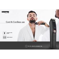 Digital Rechargeable 11-in-1 Grooming Kit, GTR56048 | 4 Combs | Nose Trimmer, Micros Shaver, Design Trimmer | LED Display & Charging Indicator | Stainless Steel Blade