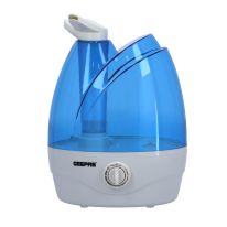Geepas Ultra Sonic Humidifier - Portable Double Nozzle, 9 Hours of Continuous Mist, 2.6L Capacity | Ideal for Bedroom, Baby Home, Children Room, Office & More | 2 Years Warranty