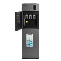 Geepas Bottom Loading Water Dispenser- GWD17037| Normal, Hot and Cold Function, Compressor Cooling, And 3 Taps| Cold Temperature: 4-12 Degrees Celsius; Hot Temperature: 85-95 Degrees Celsius| Perfect For Home And Office| Metallic grey
