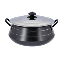 26cm Non-stick Handi Casserole, Stainless Steel Lid, RF10006 | Premium Quality Aluminium| Cool Touch Handles & Knob| Ideal for Veggies, Curry, Sweet, Meat, Seafood