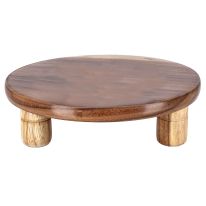 Wooden Chapati Table | Natural Wood | Eco-Friendly | 11"