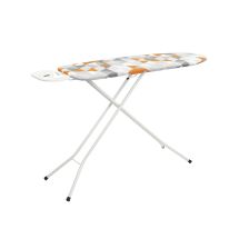 Angelo Ironing Board, Adjustable Height Board, RF10090 | Durable Heat Resistant Cotton Cover with 8mm Foam Pad for Large Size | Foldable Design | Non Slip Feet
