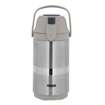 Thermo Airpot Flask, H360 Rotating Base, Portable, RF10123 | Asbestos-Free Glass Inner | Leak-Resistant | Splash-Proof Nozzle| Keep Drinks Hot or Cold for Hours