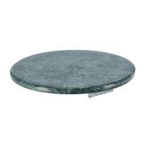 Marble Chapati Table , Natural Marble , 11", RF10140 | 100% Natural Marble | Anti-Slip Feet | Heavy Duty Construction | 27.0(Dia) * 3cm | 2.3kg