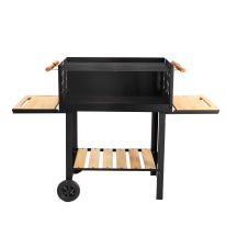 Barbecue Stand With Grill, RF10369 | Premium Quality Iron Construction | Barbecue Grills With Wheels |Ideal For Camping, Backyard, Patio, Balcony Family Party