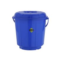 Royalford RF10688 Plastic Bucket with Lid, 25L Bucket with Handle | Plasticware Leak-proof Bucket | Sturdy, Long Lasting Design | Ideal for Home, Garden, DIY Bucket