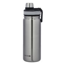 SS Vacuum Sports Bottle, 650ml Water Bottle, RF10983 | Double Wall Vacuum Insulation | Keep Drinks Hot Or Cold For Hours | Silicon Handle | Leak-Proof Lid