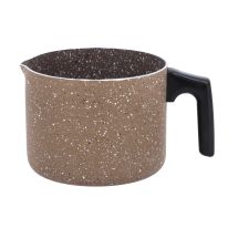 Coffee Pitcher, Aluminium with Granite Coating, RF10987 | 1.6L Steaming Pitchers | Durable Granite Milk, Coffee, Cappuccino, Latte, Barista Milk Jug Cup with Pour Spout Pitcher