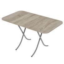 Rectangular Table, Sanoma Design Portable Table, RF10996 | 90x60cm Rectangular Kitchen Dining Table | Modern Small Coffee Table Living Room Accent Table with Metal Legs
