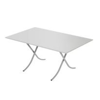 Rectangular Table, 90x60cm Portable Table, RF10999 | Rectangular Kitchen Dining Table | Modern Small Coffee Table | Living Room Accent Table with Metal Legs | Foldable Table