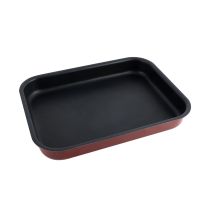 Royalford RF1148-SP37 2L Non-Stick Square Baking Tray - Large Roaster Pan - Non-Stick Coating - Induction Safe Baking Pan | Elegant Design | Square Roaster Bake-ware | Ideal for Baking cakes, pies and puddings