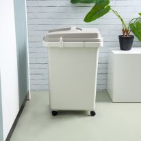 Royalford 45L Sorting Trash Can- RF12249| Premium-Quality Plastic Bin Interlocking Clips to Tag Bins, with Lid and Wheels| Trash Can for Hospitals, Restaurants, Societies, Parks, Malls, Etc.