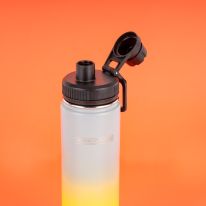 Royalford 750 ml Stainless Steel Vacuum Bottle- RF12394/ Preserves the Flavor and Freshness, Unbreakable/ Portable, Leak-Resistant and Light-Weight/ Suitable for Indoor and Outdoor Use/ Yellow, Available in 2 Colors