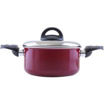 Non-Stick Ceramic Casserole with Lid 22 cm- Durable Non-stick Coating, High-Quality Construction with Heat Resistant Handle | Dishwasher Safe | Non-Stick Dish for Gas & Ceramic Hobs