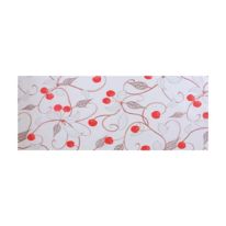 Royalford 20M Table Roll - Tablecloth Cover Protector | Tablecloth Daisy Silver, Small Polka Floral, Wipe Clean, Table Cloth | Spill Proof Reusable Roll | Ideal Dinning Table, Hall, & More (White & Red)