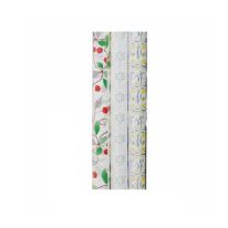 Royalford RF4679 20M Table Roll - Tablecloth Cover Protector | Tablecloth Daisy Silver, Small Polka Floral, Wipe Clean, Table Cloth | Spill Proof Reusable Roll | Ideal Dinning Table, Hall, & More (Multi Colour)