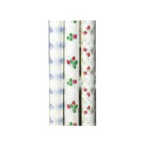 20M PVC Table Roll - Tablecloth Cover Protector | Tablecloth Daisy Silver, Small Polka Floral, Wipe Clean, Vinyl / Plastic Table Cloth | Spill Proof Reusable Roll (Multi Colour)