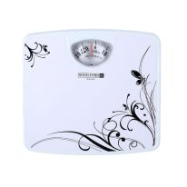 Royalford RF4818 Weighing Scale - Analogue Manual Mechanical Weighing Machine for Human Body-Weight Machine, 130Kg Capacity, Bathroom Scale, Large Rotating dial, Compact