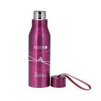 Royalford Stainless Steel Vacuum Bottle | 450 ml | RF6605 | Stainless Steel Flask & Water Bottle - Hot & Cold Leak-Resistant Sports Drink Bottle - High-Quality Vacuum Insulation Bottle for Indoor Outdoor Use