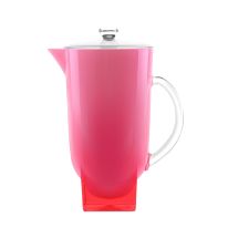 Royalford RF6885 Acrylic Pretty Jug - Portable Multi-Purpose Colourful Jug with Lid for Water Picnic Juice, Durable Plastic, Spill-Proof Lid | Ideal for Household, Club, Pub, Bar, Coffee Shop, Restaurant & More