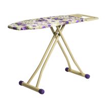 Royalford RF7138VT 116 x 41 cm Ironing Board with Steam Iron Rest, Heat Resistant, Contemporary Lightweight Iron Board with Adjustable Height and Lock System (Violet)