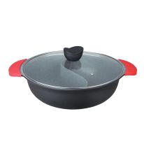 Aluminium Non-Stick Divided Wok Pan, 26 CM