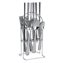 Royalford RF8894 Deluxe London Cutlery Set, 24-Piece, 15 Year Guarantee, Stainless Steel, Dinner Cutlery Utensil Set