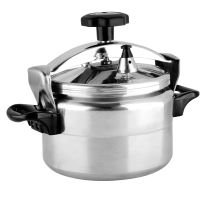 Royalford RF8949 11L Aluminium Pressure Cooker - Lightweight & Durable Home Kitchen Pressure Cooker with Lid, Multi-Safety Device with Cool Touch Handles and Safety Valves - for Gas and Solid Hotplates