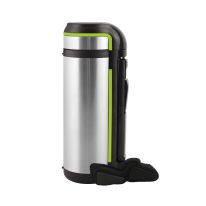 Royalford RF9338 1700ml Bullet Thermos Flask - Double Wall, Stainless Steel, Hot & Cool, Portable, Leak-Resistant - Preserves Flavor and Freshness