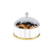 Royalford RF9520 18Cm Candy Storage Box with Lid - Portable Candy Sweet Jar Covered Sugar Bowl Small Decorative Cookie | Transparent Body | Ideal for Chocolates, Candy, Cookies & More