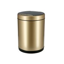 Royalford RF9674 9L Dustbin with Motion Sensor - 2200mAh Rechargeable Battery | Stainless Steel Body, Flat Lid & Strong Removable Inner Bucket | Fingerprint Proof & Rust Resistant | Odour Free & Hygienic