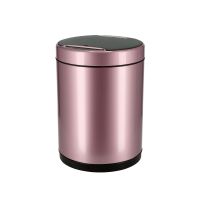 Royalford 12L Dustbin with Motion Sensor - 2200mAh Rechargeable Battery | Stainless Steel Body, Flat Lid & Strong Removable Inner Bucket | Fingerprint Proof & Rust Resistant | Odour Free & Hygienic