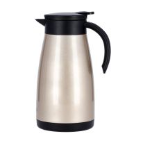 Royalford RF9701 1.5L Coffee Pot - Portable Heat Insulated Thermos for Keeping Hot/Cold Vacuum Insulation | Stainless Steel Inner Pot | Coffee, Hot Water, Tea, Beverage | Ideal for Commercial & Outings