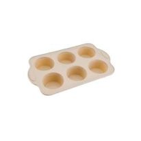 Royalford RF9801 Premium Non-Stick Muffin Tray, 6 Cup - Cupcake Tray/Baking Pan - Steel Build Frame, Silicone Mince Pie/Cupcake Tin - Ideal for Cupcakes Muffin Pie Yorkshire Pudding Baking