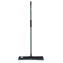 Royalford Bulldozer Broom - Upright Adjustable Long Handle Broom with Stiff Bristles | Multipurpose Cleaning Tool Perfect for Home or Office Use | Ideal for all Sweeping Cleaning Job