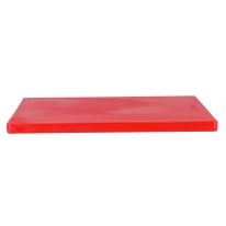 Royalford RF9911 Plastic Cutting Board - Non-Toxic Cutting Board with Non-Slip Base - Perfect for Fruits & Vegetables | Hanging Hole for Easy Storage | Multipurpose Dual Usage Kitchen Cutting Board (Red)