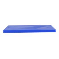Royalford RF9912 Plastic Cutting Board - Non-Toxic Cutting Board with Non-Slip Base - Perfect for Fruits & Vegetables | Hanging Hole for Storage | Multipurpose Dual Usage Kitchen Cutting Board (Blue)