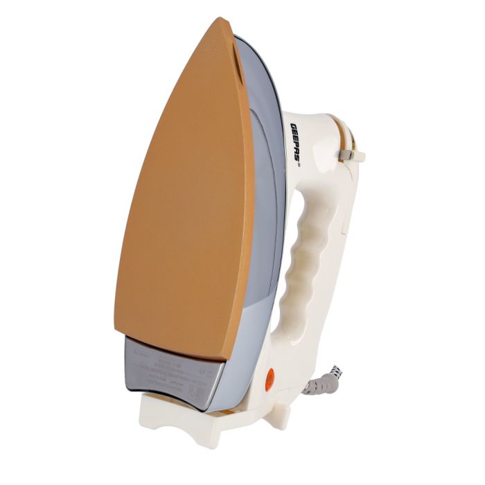 Geepas Dry Iron / Teflon / 1200W / White - (GDI23011) - GDI2301100000