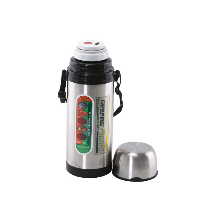 Steel thermos water store bottle