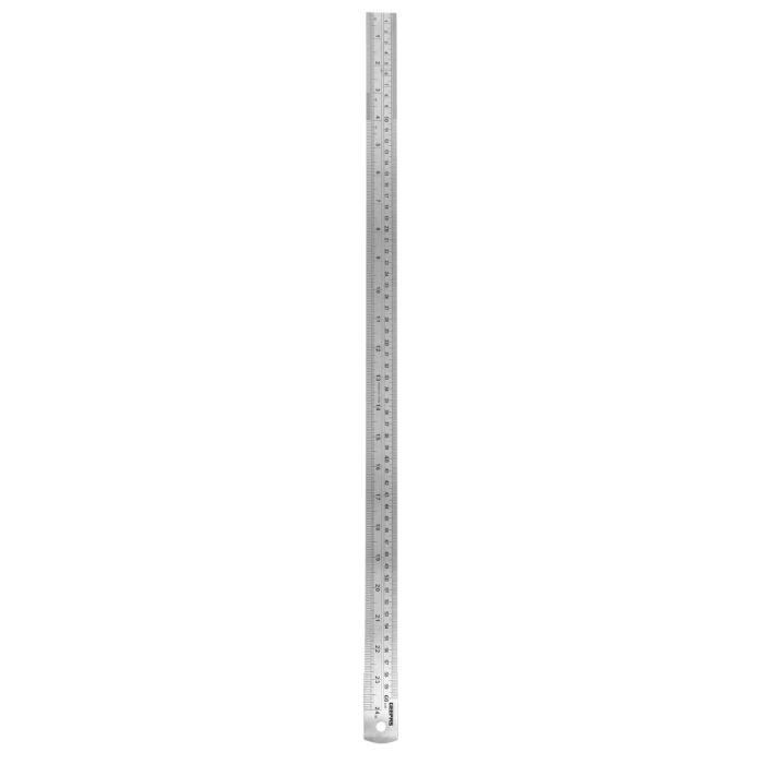 Frcolor Ruler Stainless Steel Straight Metal Rulers School Office