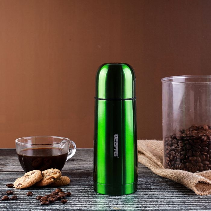 Buy Geepas Vacuum Flask, 0.4L - Stainless Steel Vacuum Bottle Keep