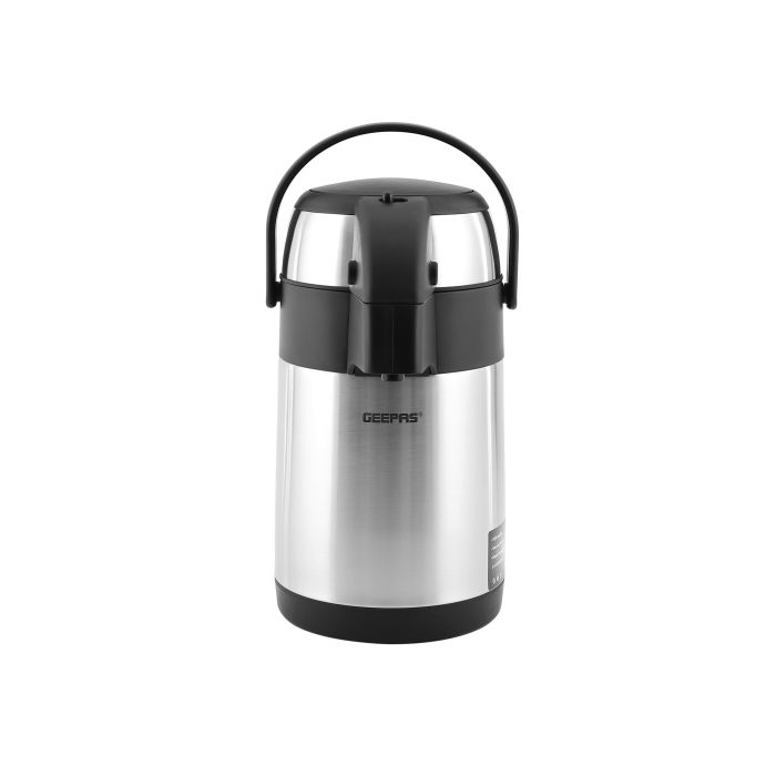 Geepas 1.3L Hot & Cold Vacuum Flask - Double Walled Stainless Steel for Tea,  Coffee, Hot