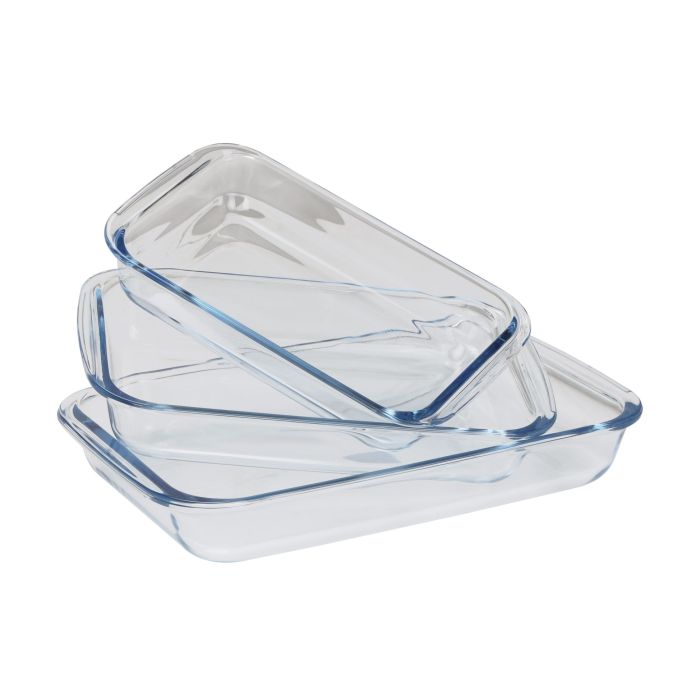 Microwave and oven safe plate glass baking dish high borosilicate